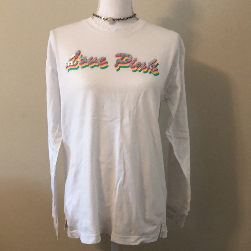 VS PINK Long Sleeve T Shirt